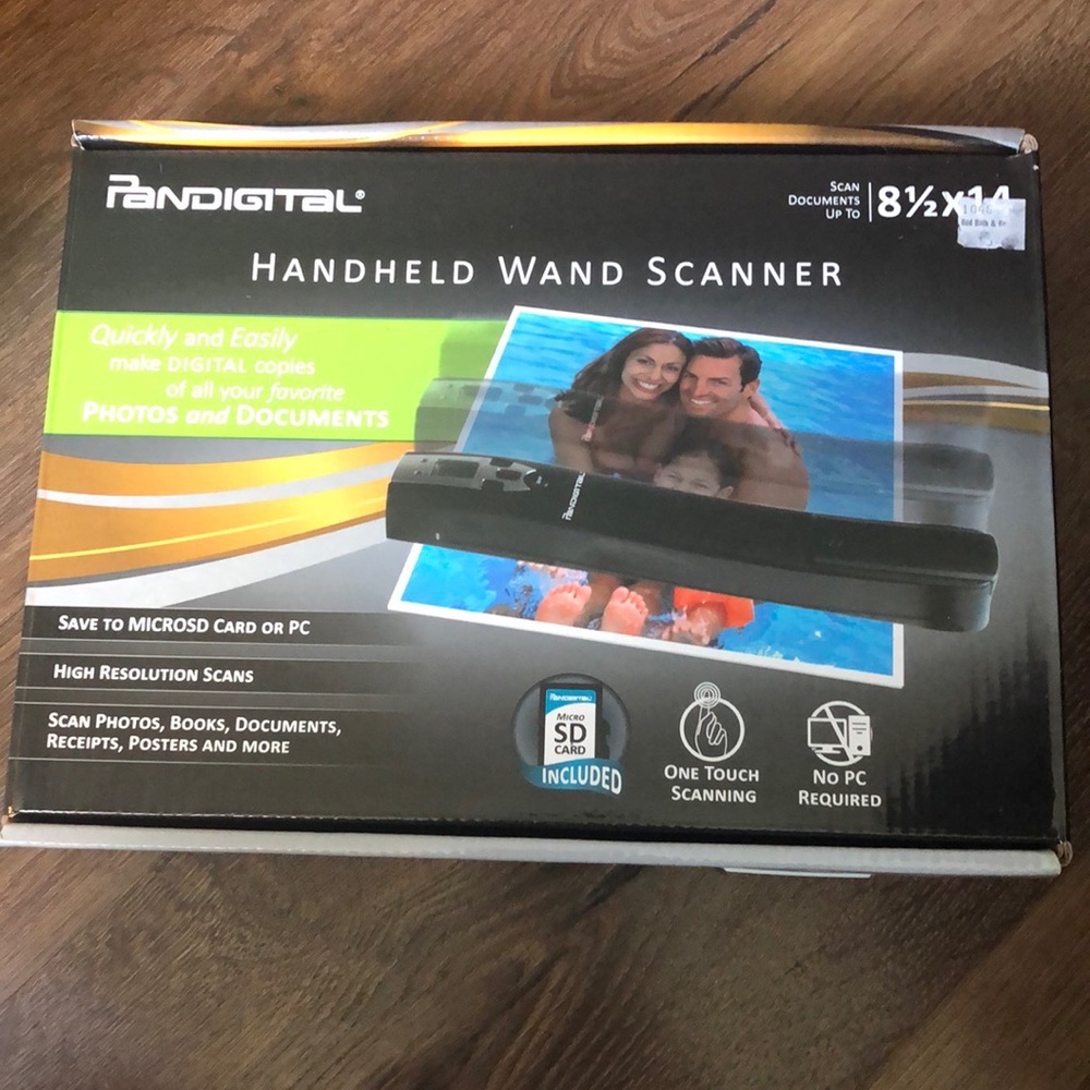 Pandigital handheld wand scanner